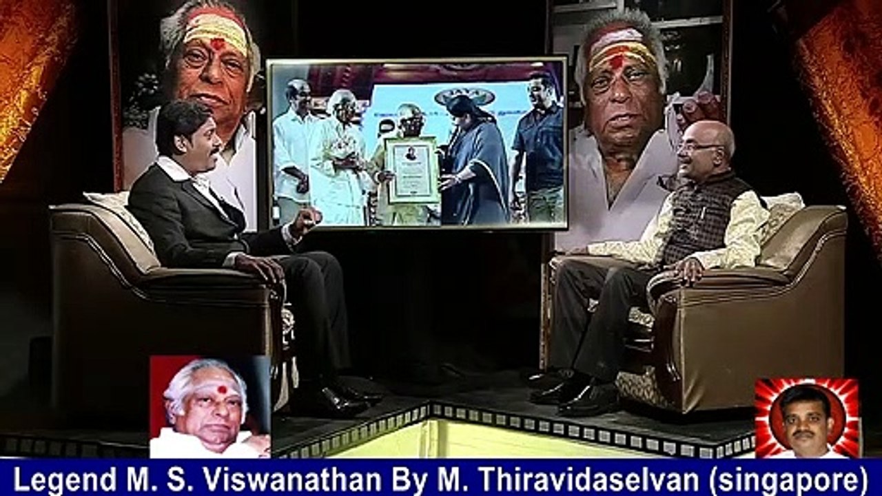 Legend M. S. Viswanathan By M. Thiravidaselvan (singapore) Vol 40