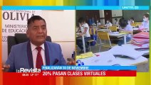 El 30 de noviembre concluirán las clases el 30 de noviembre