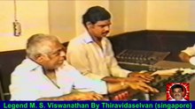 Legend M. S. Viswanathan By Thiravidaselvan (singapore) Vol 33