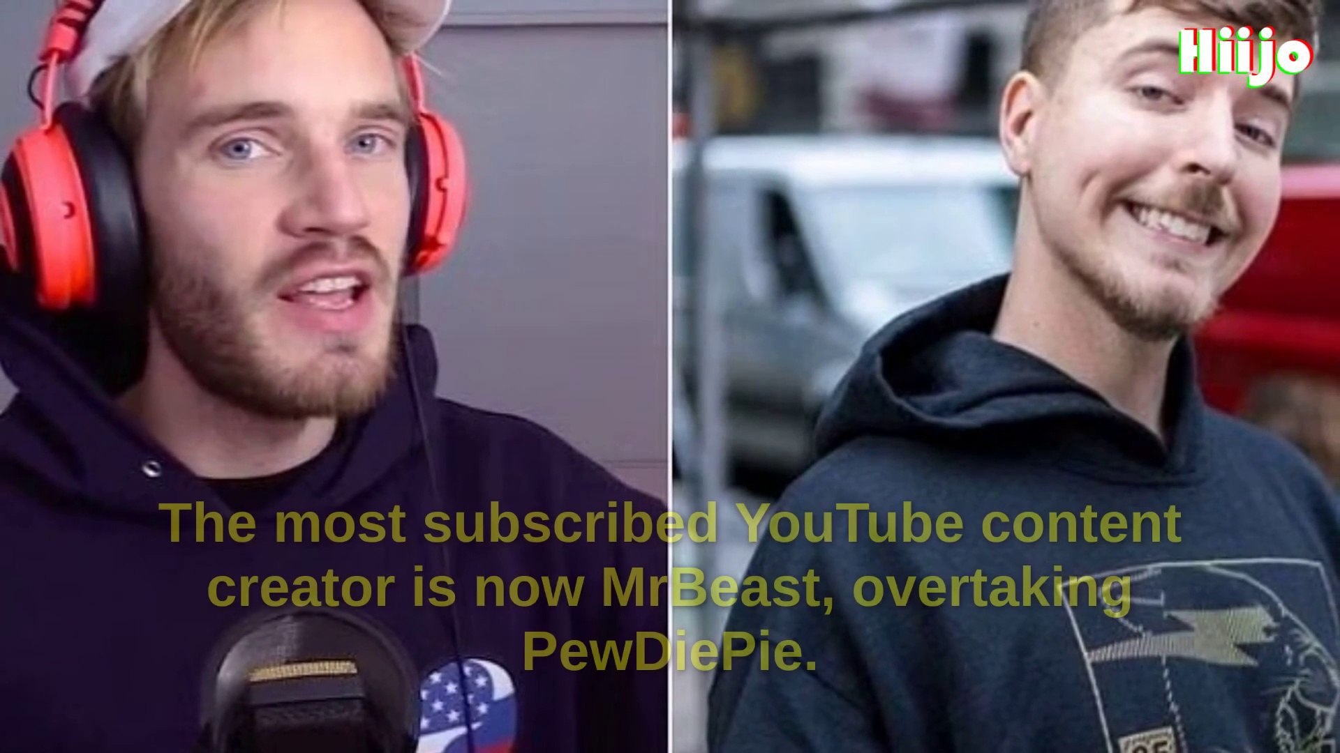 The most subscribed YouTube content creator is now MrBeast, overtaking  PewDiePie. - video Dailymotion