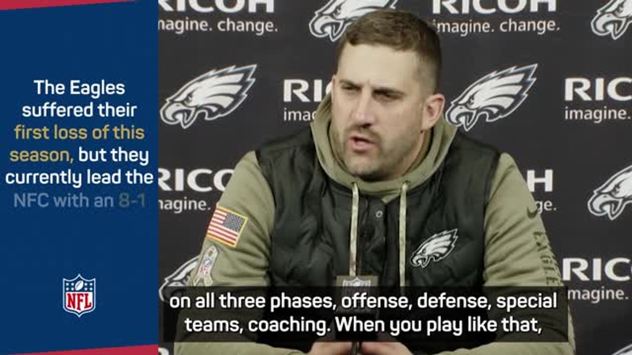 Sirianni laments c*** performance as Eagles lose unbeaten start