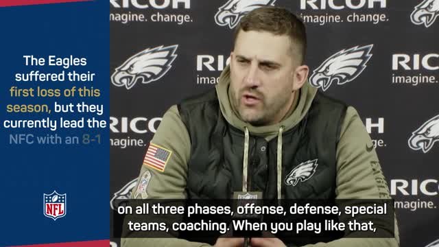 Sirianni laments c*** performance as Eagles lose unbeaten start