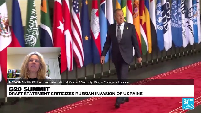 G20 summit: Draft statement criticizes Russian invasion of Ukraine
