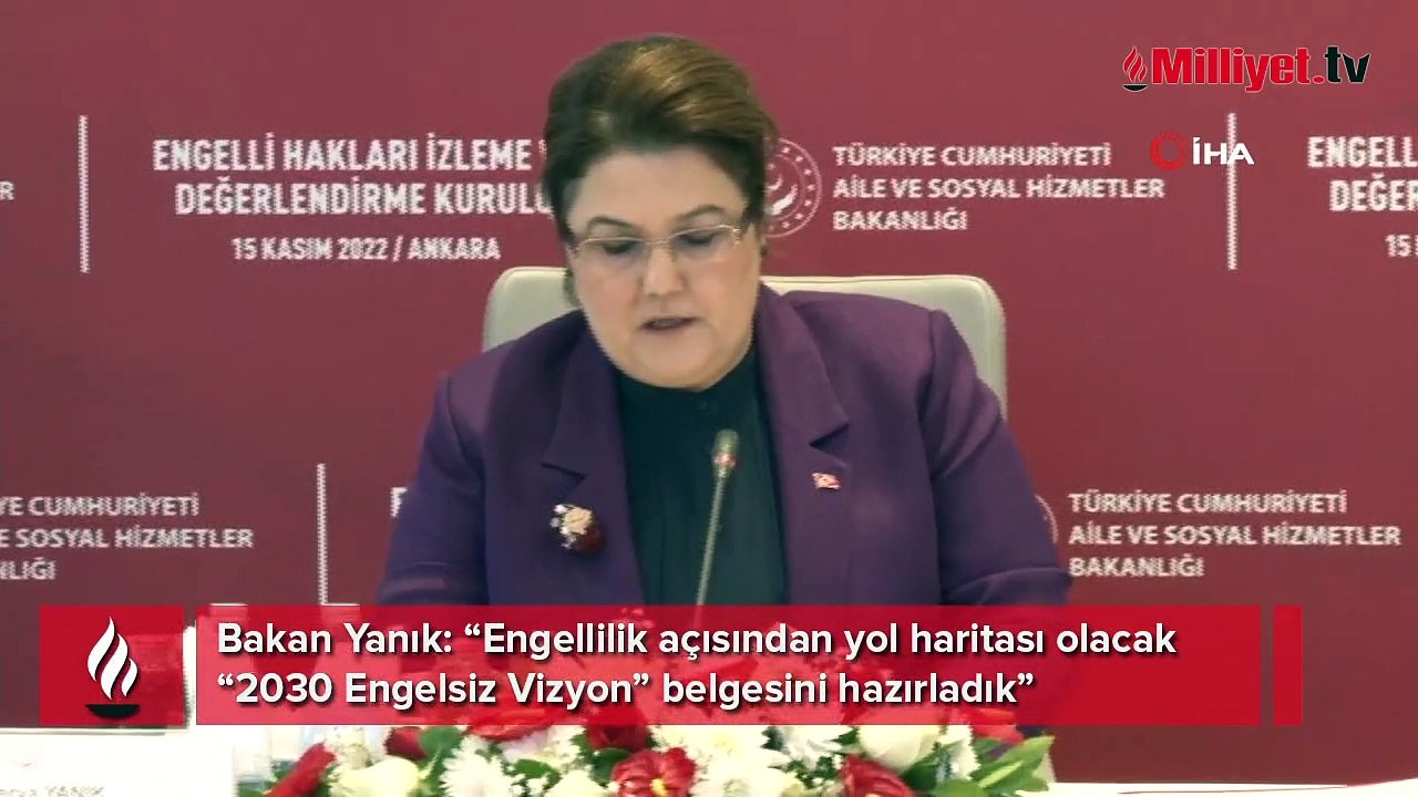 Bakan Yanık: “Engelli hakları, insan haklarının ayrılmaz bir parçasıdır”
