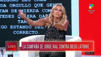 Jorge Rial inició una campaña contra Diego Latorre y Yanina salió al cruce
