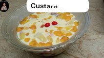 Fruit Custard Recipe Custard Recipe  With Asad Food Secrets