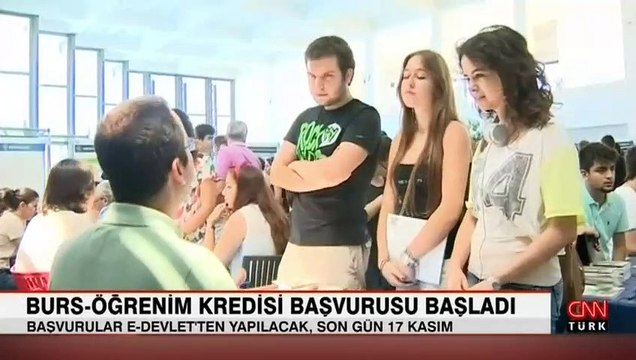 Burs ve öğrenim kredisine başvurular başladı
