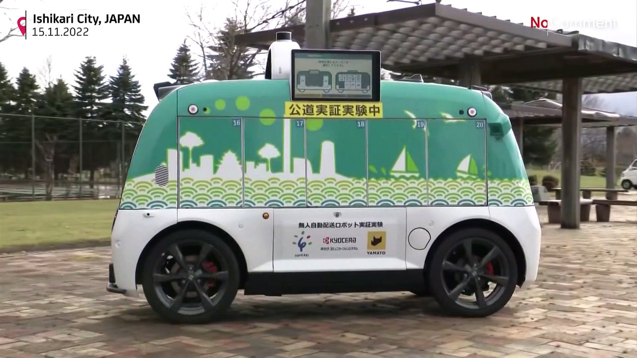 Test in Japan: Liefern ohne Menschen