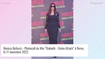 Monica Bellucci dans une robe ultra moulante : sa silhouette de diva sublimée