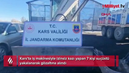 Kars’ta defineciler ‘pes’ dedirtti