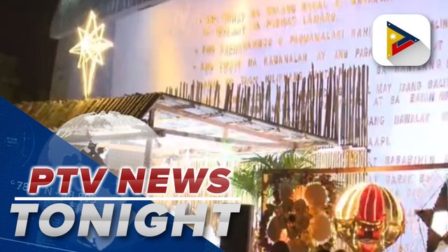 Manila LGU lights up giant Christmas tree, adorns streets, buildings with lights and decor