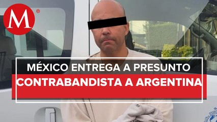 FGR entrega a Argentina a 'Capote', hombre buscado por contrabando
