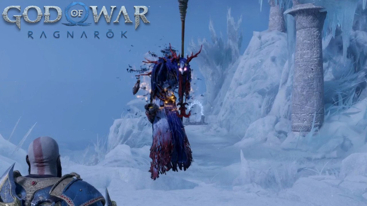 Gardienne corbeau God of War Ragnarok :  Comment invoquer et battre ce boss de Niflheim ?