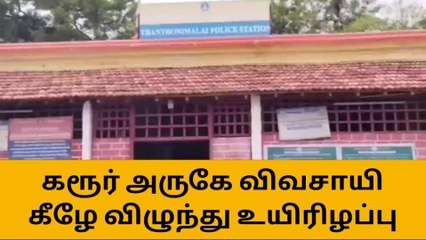 கரூர்:மாட்டு கொட்டாயில் தவறி விழுந்து விவசாயி உயிரிழப்பு