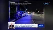 Lalaki, patay matapos mahulog mula sa sinasakyang jeep | Saksi