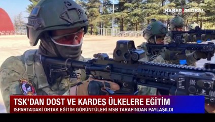 TSK'dan dost ve kardeş ülkelere eğitim