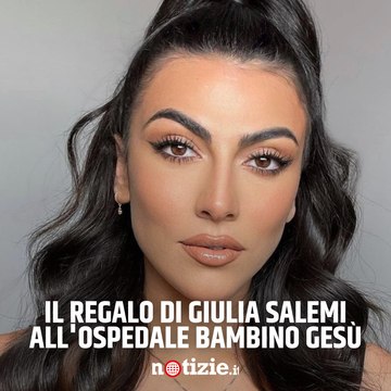 Giulia Salemi dona tre macchinari per la terapia intensiva all'Ospedale Bambino Gesù
