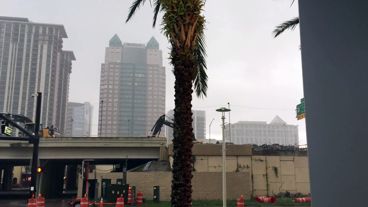 Crazy Rain Storm In Orlando, Florida, USA, An Insane Rain Storm - Video