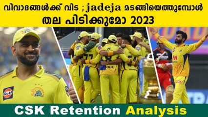 Raina-ക്ക് പകരം ആര് ;Chennai Super Kings Retention Analysis