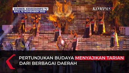 Ekspresi Para Pemimpin Negara G20 Nikmati Pertunjukan Budaya Saat Gala Dinner di GWK Bali