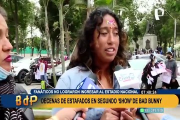 Bad Bunny en Lima: decenas de fánaticos fueron estafados en segunda fecha del concierto