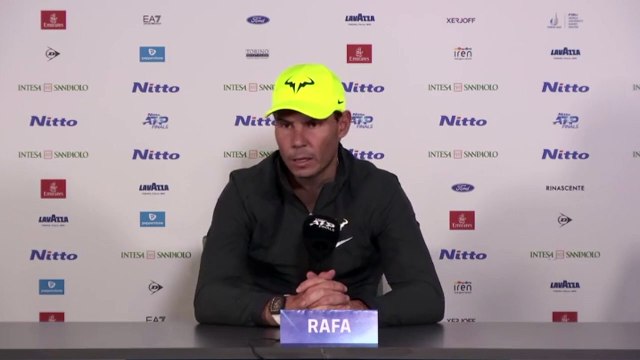ATP - Nitto ATP Finals Turin 2022 - Rafael Nadal : I don't think I have forgotten how to play tennis