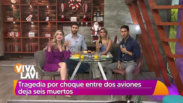 Tragedia por choque de avionetas deja seis muertos