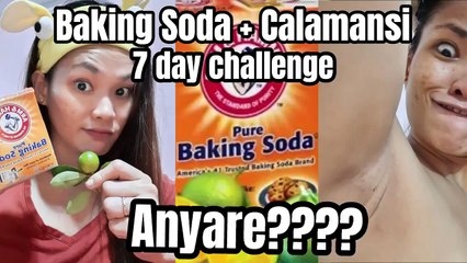 Baking Soda + Calamansi  (7 Day Challenge) Beautipid Tips Nancy Castillo Vlog