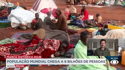 Marca histórica: população mundial chega hoje a 8 bilhões de pessoas 15/11/2022 16:00:32