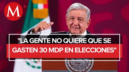 "Tan fifís no eran, puro delincuente electoral marcho en defensa del INE": AMLO