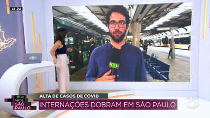 Internações por Covid-19 dobram em São Paulo 15/11/2022 16:11:36