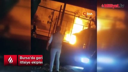 Bursa’da geri dönüşüm deposunda korkutan yangın