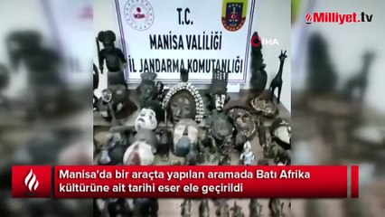 Hepsi durdurulan araçtan çıktı! Adeta tarih fışkırdı