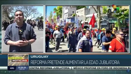 Sindicatos uruguayos se movilizan contra reforma jubilatoria