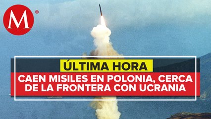 Reportan dos muertos tras caída de misiles rusos en Polonia