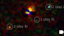Supernova é vista explodindo em três momentos diferentes; confira
