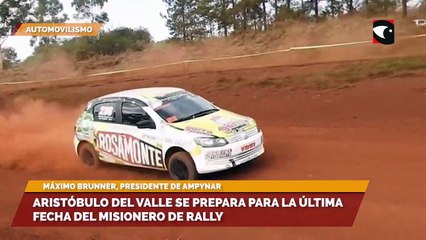Aristóbulo del Valle se prepara para la última fecha del misionero de Rally