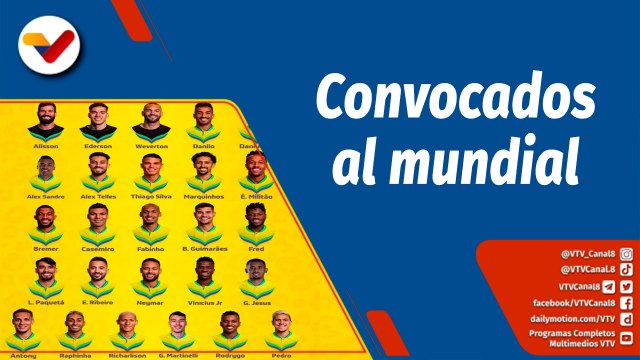 Deportes VTV | Convocados al mundial de Uruguay, Brasil y Argentina