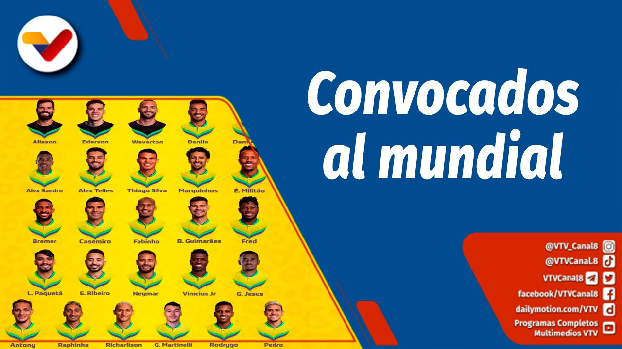 Deportes VTV | Convocados al mundial de Uruguay, Brasil y Argentina