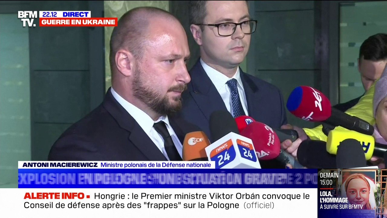 Explosion en Pologne: le ministre de la Défense polonais parle d'une "situation grave"