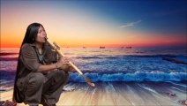 Flauta Nativa Indígena, Sons Celestiais e Ondas do Mar (Antiestresse, Antidepressivo e Anti-insônia)