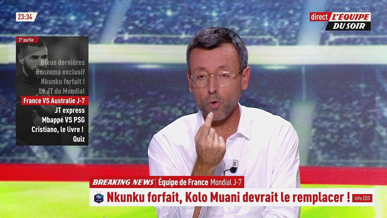 Kolo Muani pourrait remplacer Nkunku, forfait pour le Mondial - Foot - CM 2022 - Bleus