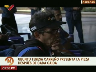 Realizan rueda de prensa sobre la pieza teatral Después de Cada Caída en la Sala Ríos Reyna