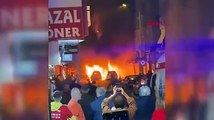 Önce alev, ardından patlama sesleri... İstanbul'da korkutan yangın