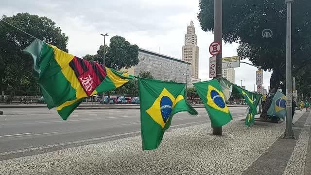 Jair Bolsonaro'nun destekçilerinden Rio de Janerio'da gösteri