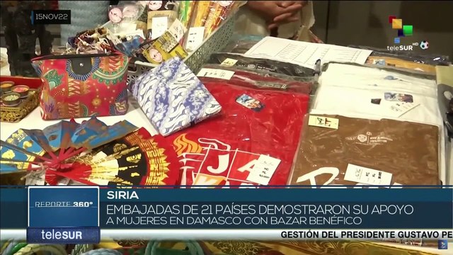 Siria: Diplomáticos se solidarizan con mujeres damnificadas de la guerra