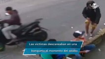 Ladrón roba celular a niño que se encontraba junto a su madre