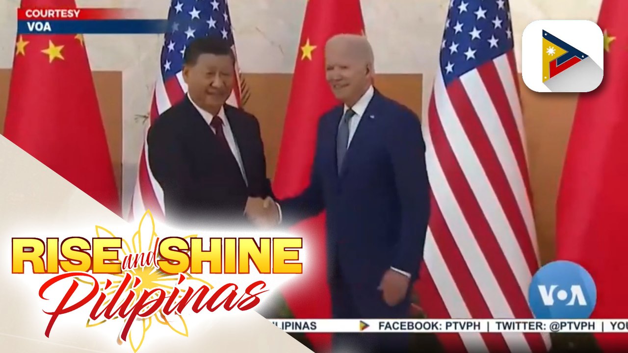 Tensyon sa Taiwan, natalakay nina US Pres. Biden at Chinese Pres. Xi sa pulong sa G20 Summit