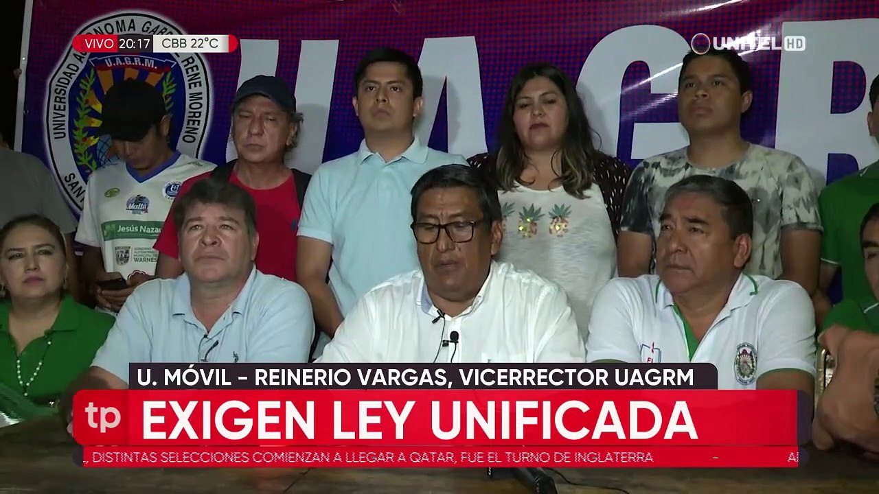 La Uagrm ratifica demanda de Censo el 2023 y pide a legisladores cruceños una ley unificada