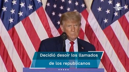 Entrega documentos de registro y Trump entra a la carrera presidencial de EU